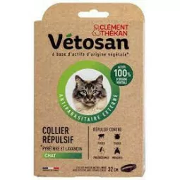 Vétosan collier répulsif chat