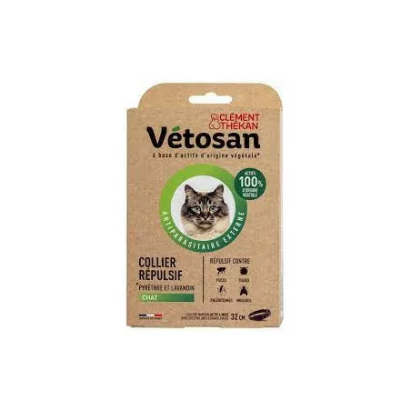 Vétosan collier répulsif chat