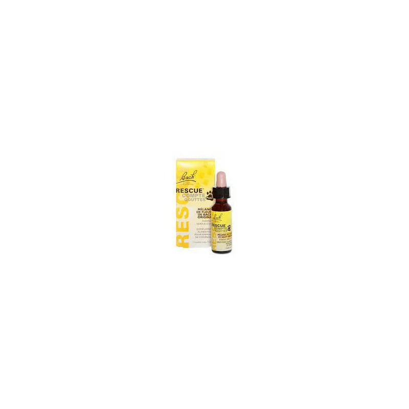 Rescue élixir floral flacon compte gouttes 10ml