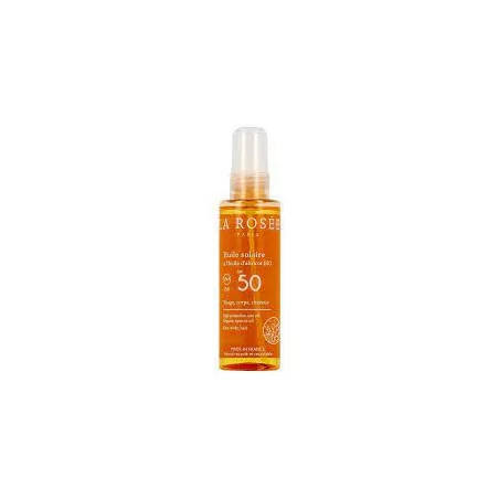 la rosee huile solaire abricot spf50 protection solaire parapharmelle