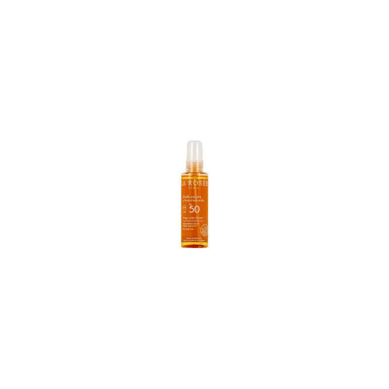 la rosee huile solaire abricot spf50 protection solaire parapharmelle