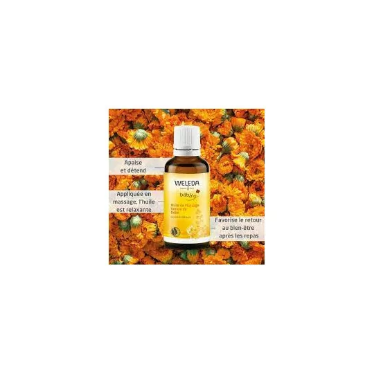 Weleda Soins Bébé Huile Massage Ventre