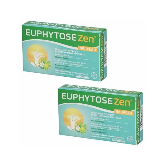 Euphytose Zen 30 comprimés - Lot de 2 boites