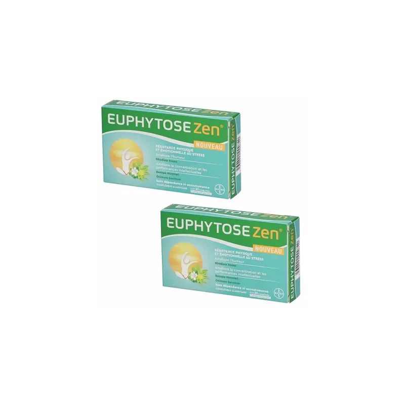 Euphytose Zen 30 comprimés - Lot de 2 boites