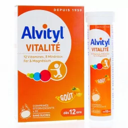 Alvityl Effervescent Sans sucre Comprimé Boite de 30
