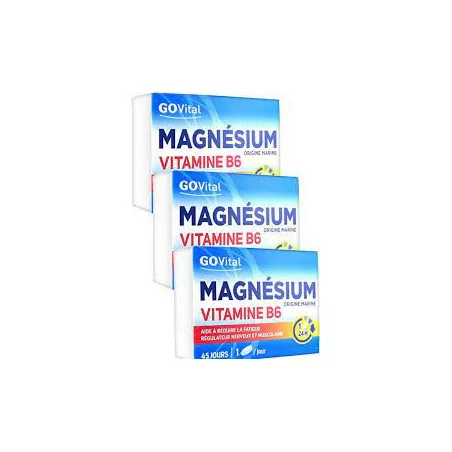 govital magnesium vitamine b6 fatigue nerveuse musculaire parapharmelle