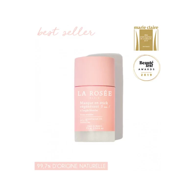 la rosee masque stick regenerant 3en1 visage parapharmelle