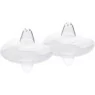 Bouts de sein Medela Contact - Sans BPA, silicone souple ultra-fin, lot de 2, 16mm, taille S
