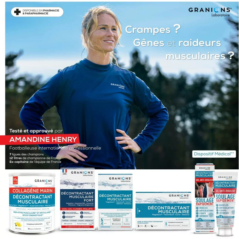 GRANIONS Décontractant musculaire Collagène marin