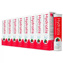 hydratis pack 8 tubes rehydratation complement electrolytes parapharmelle