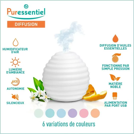 Puressentiel - Diffuseur d'huiles essentielles Humidificateur API