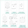 Puressentiel - Diffuseur d'huiles essentielles Humidificateur API