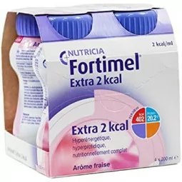 FORTIMEL EXTRA 2KCAL FRAISE 4X200ML PARAPHARMELLE
