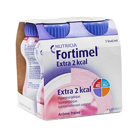 FORTIMEL EXT 2KCAL FRAISE 4X200ML