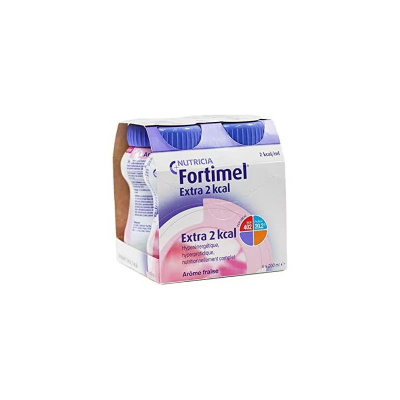 FORTIMEL EXTRA 2KCAL FRAISE 4X200ML PARAPHARMELLE