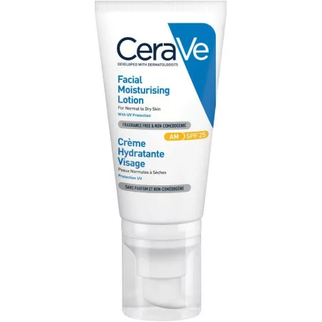 CeraVe Crème hydratante pour le visage pour les peaux normales à sèches