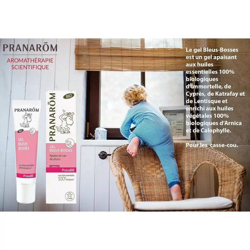 Gel PranaBB Pranarôm – Soin naturel pour bleus et bosses