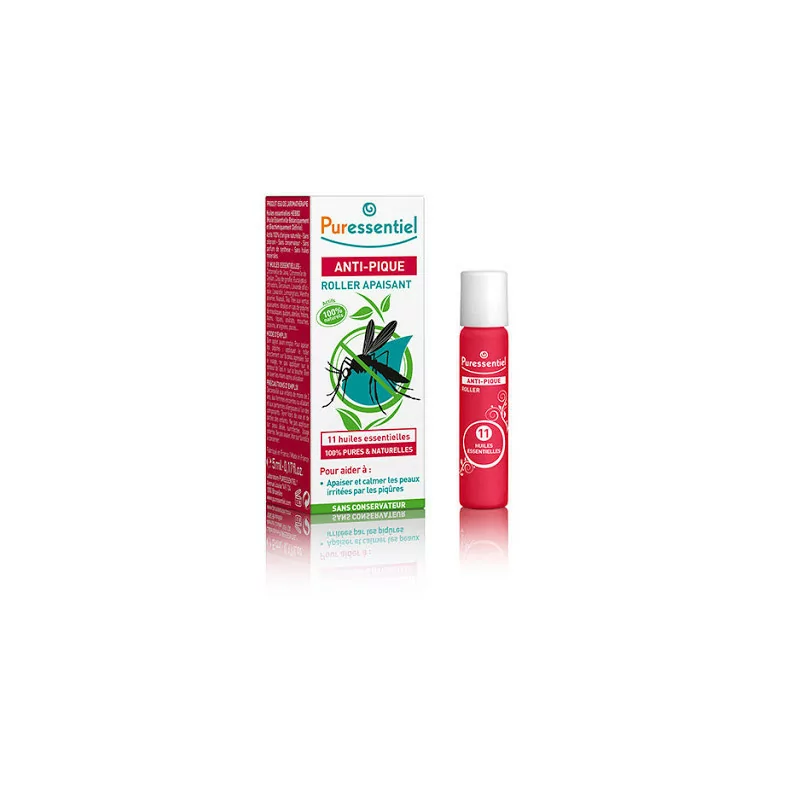 Puressentiel Roll-on Anti-Piqûres 5ml – Soulagement immédiat des piqûres d’insectes