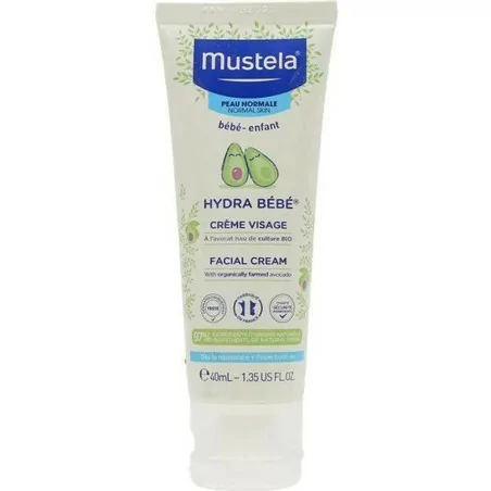 Mustela - Crème Visage Hydra Bébé à l'avocat BIO