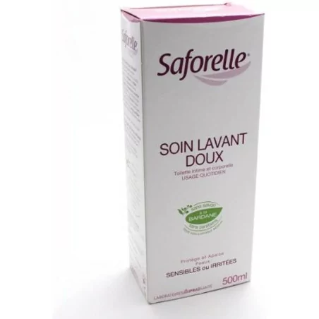 Saforelle : Soin lavant doux Corps et Usage Intime 500 ml