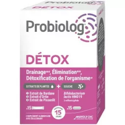 Mayoly Spindler Probiolog Détox 15 Sticks + 15 Gélules