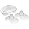 MAM - Bouts de sein – Lot de 2 bouts de sein en silicone (taille L, 23 mm)