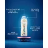 DODIE Biberon Tétine multi-perforée anti-coliques - tétine biomimétisme débit 3 - 330ml - BLEU - 6+ mois