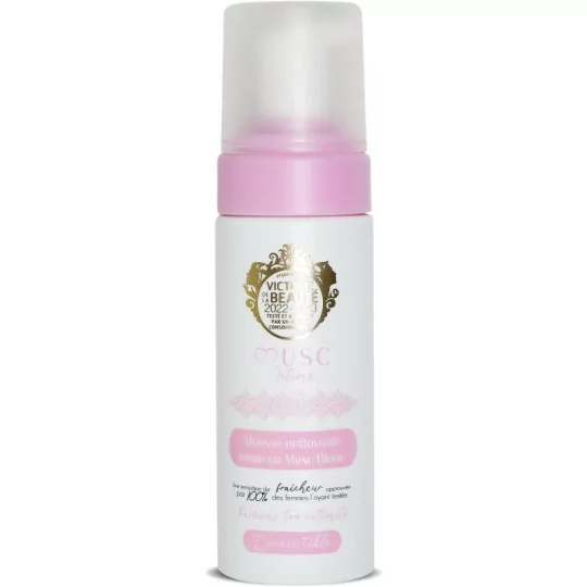 Musc intime soin lavant intime texture mousse