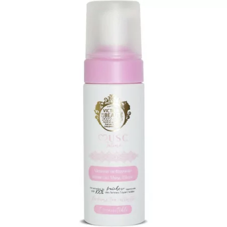 Musc intime soin lavant intime texture mousse