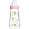 MAM Biberon en verre Organic Garden – Tétine Débit 2 Moyen pour bébé à partir de 2 mois (260 ml)
