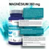 GRANIONS Magnésium 360 mg, Contribue à réduire le stress, la fatigue + Vitamine B6 - 60X