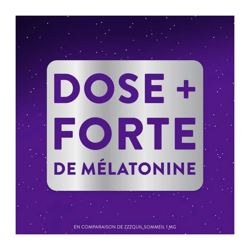 ZzzQuil dose forte de mélatonine Parapharmelle