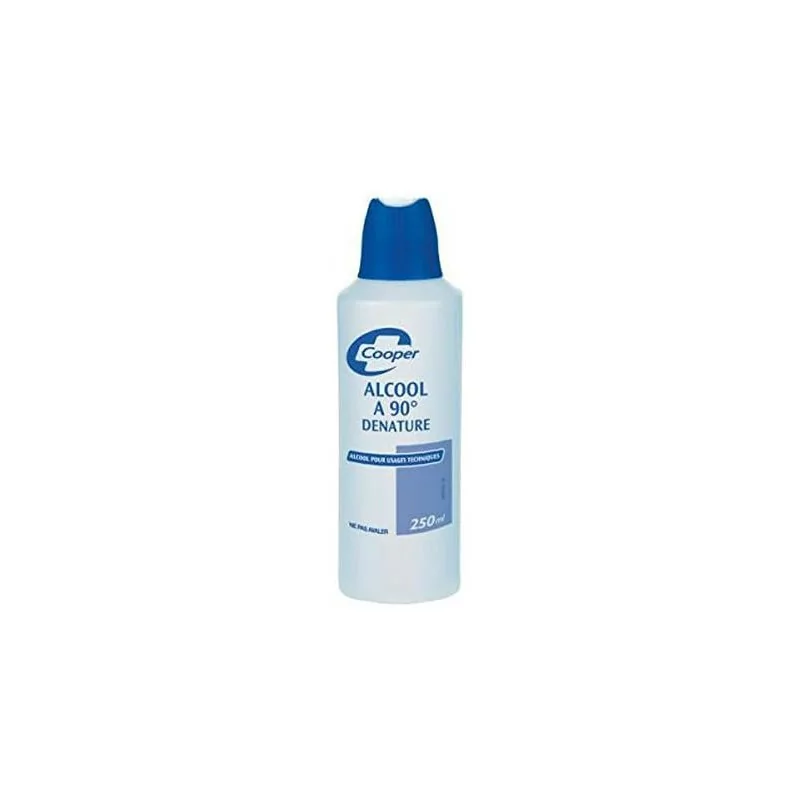 Flacon d’Alcool Dénaturé Cooper 90° 250 ml - Parapharmelle