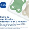 MAM , Sucette Original Tendance 2-6 mois (2 pièces) coloris aléatoire – Tétine en silicone symétrique et anatomique
