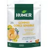 Humer - Gommes Gorge Sensible - Goût Citron - Dès 6 ans - Sachet Refermable & Recyclable de 30 Gommes