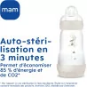 MAM Biberon Easy Start Anti-Colique 0+ mois débit lent 160 ml Océan