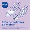 MAM - Biberon Easy Start Anti-Colique 2+ mois débit moyen 260 ml Sable Biberon pour réduire les coliques et l'inconfort de bébé