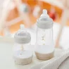 MAM - Biberon Easy Start Anti-Colique 2+ mois débit moyen 260 ml Sable Biberon pour réduire les coliques et l'inconfort de bébé