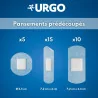 Urgo - Pansement Peau Sensible - Hypoallergénique Indolore au retrait - 3 formats - 30 pansements