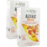 Arkopharma Azinc Boost 10 Vitamines 3 Minéraux Ginseng et Guarana- Effervescents - Lot de 2 Boites de 20 comprimés
