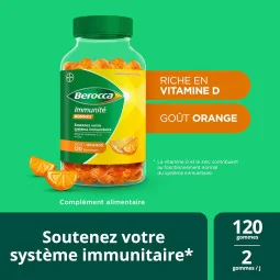 Berocca Immunité gommes multivitamines renforcement immunitaire Parapharmelle