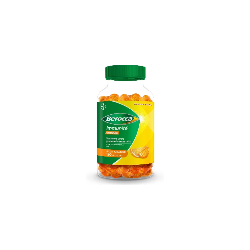 Complément alimentaire Berocca Immunité 120 gommes Parapharmelle