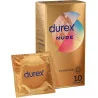 Durex Nude - 10 Préservatifs Ultra Fins pour Homme - Taille Standard