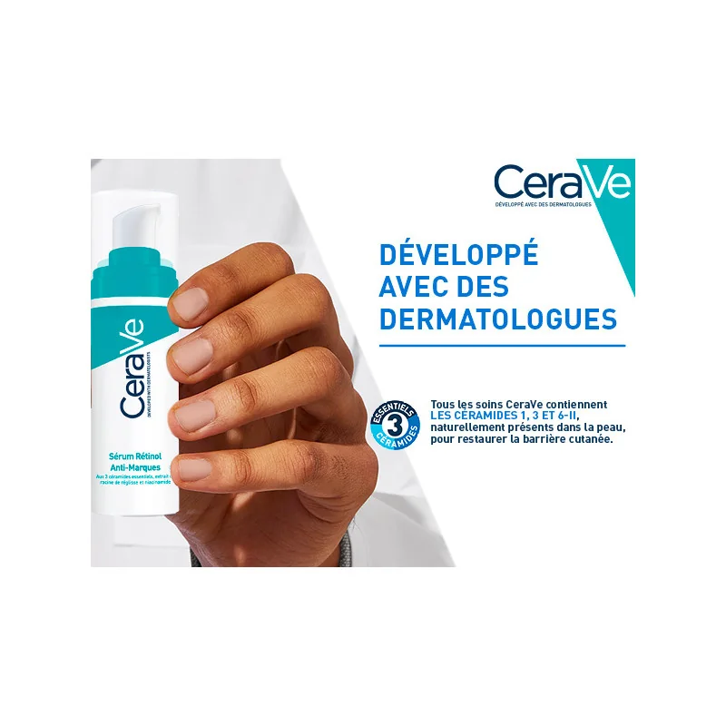 cerave serum retinol anti-marques 30ml parapharmelle