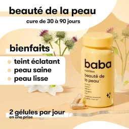 baba nutrition beauté peau complément éclat hydratation parapharmelle