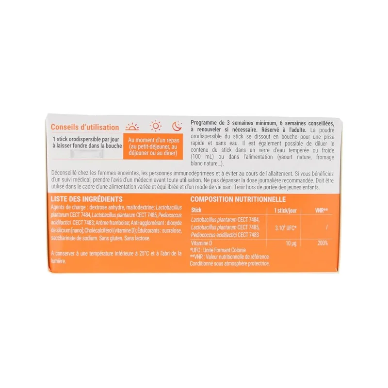 complément intestinal florvis stick 28 parapharmelle