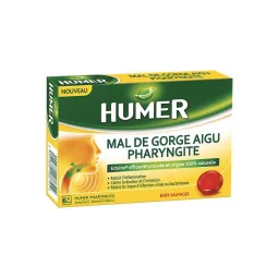 humer mal de gorge pharyngite 20 pastilles parapharmelle