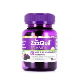 ZzzQuil Sommeil Gommes boîte de 30 complément alimentaire sommeil Parapharmelle