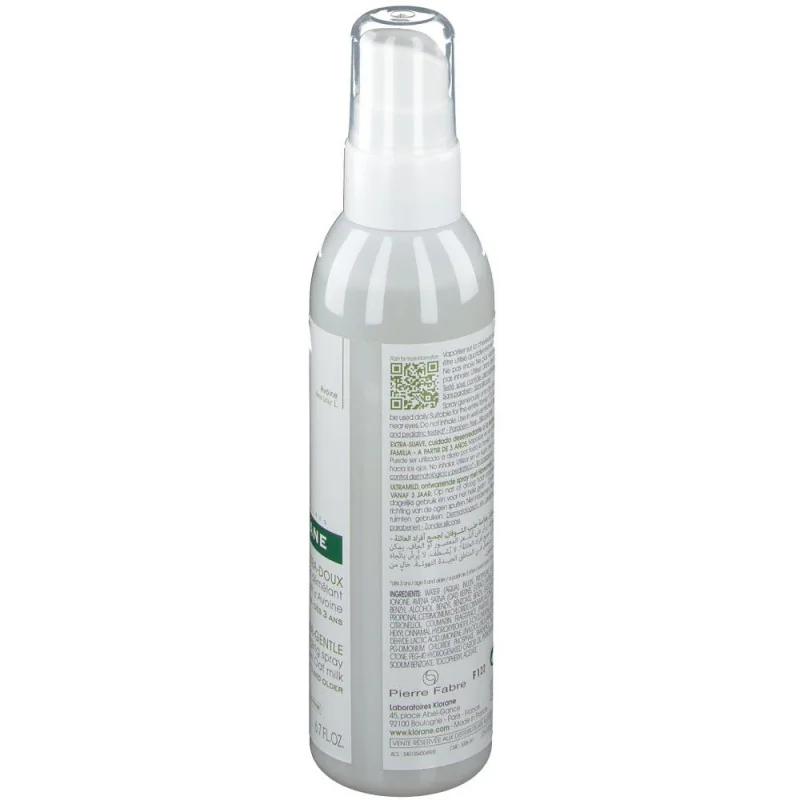 Klorane démêlant cheveux fragiles lait d'avoine 200ml Parapharmelle