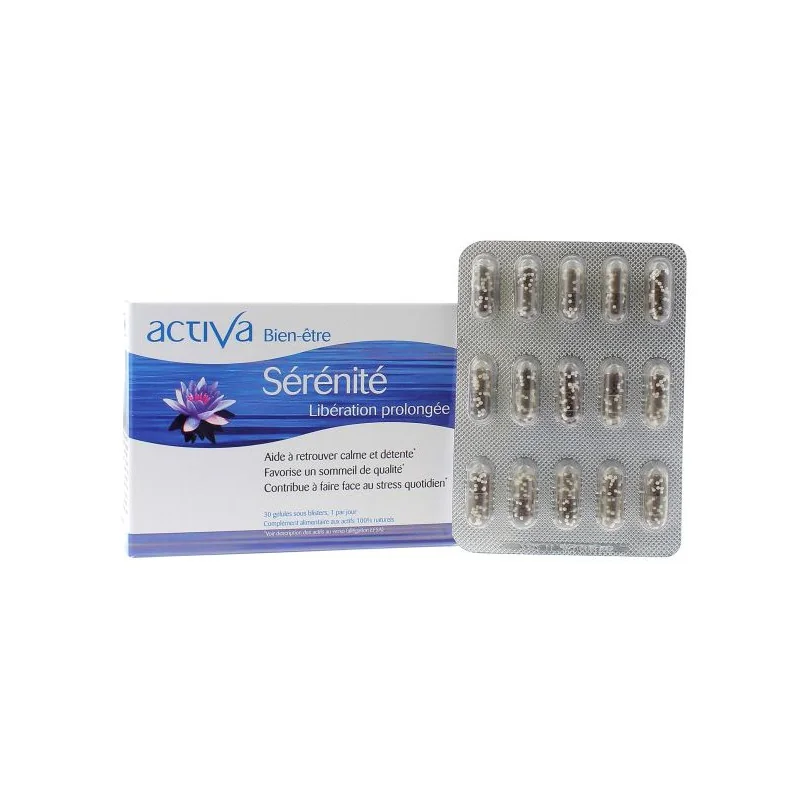 Activa Bien-Être Sérénité Prolongée détente et relaxation naturelle Parapharmelle